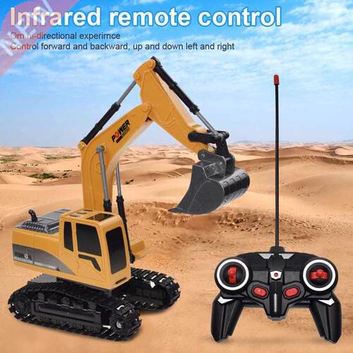 RC Trucks Mini Remote Control Bulldozer 1:24 Alloy Plastic E