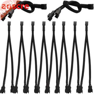 10 Pcs Computer Fan Cable, CPU Fan Splitter, PWM Fan Splitte