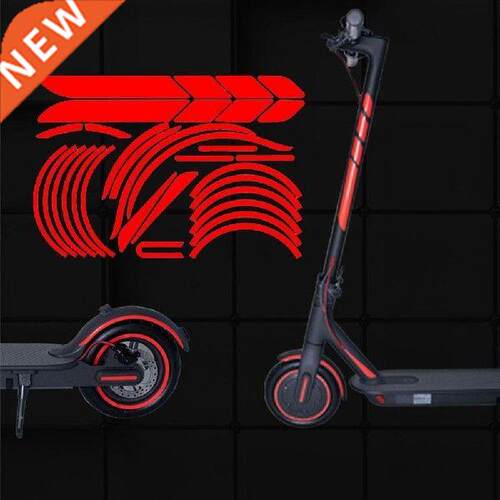 Electric Scooter Night Riding Reflective Sticker Set for