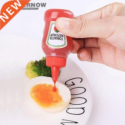 1set 25ML Mini Tomato Ketchup Bottle Portable Small Sauce