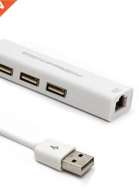 USB Ethernet Adapter USB Hub to RJ45 Lan Network Card for Ma