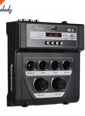 Musla MF 8 Mini Karaoke Sound Mixer Stereo Echo Mixers Du