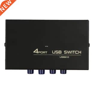 4 Ports USB 2.0 Sharing Switch Switcher Adapter Box For PC S