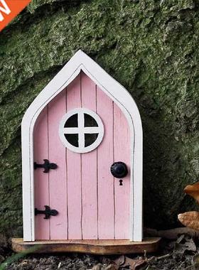 Miniature Fairy Gnome Window Door Elf Home Creative Yard