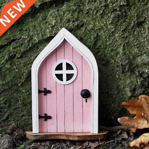 Miniature Fairy Gnome Window Door Elf Home Creative Yard