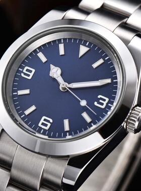 Watch 39mm Men's Automatic Black erile Dial sapphire Glass