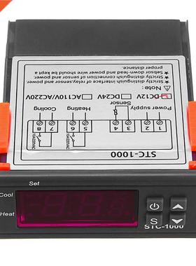 STC-1000 110V/220V/12V/24V 10A 2 Relay Output LED Digital