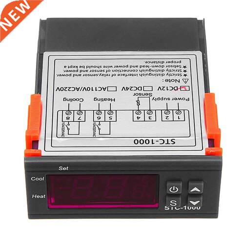 STC-1000 110V/220V/12V/24V 10A 2 Relay Output LED Digital