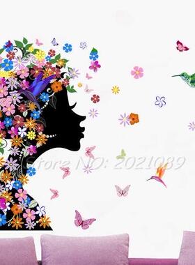 46x58cm 2016 Brand Butterflies Flower Fairy Girl Wall