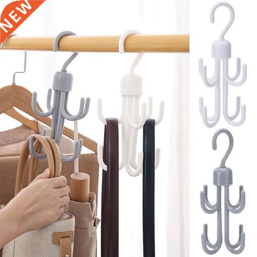 8-Hooks Rotatable Storage Holder Rack Shoe Rack Hook Tie
