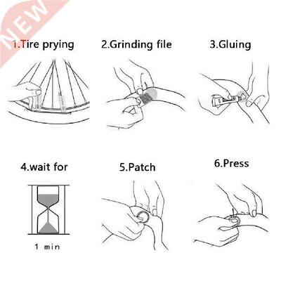 1 Bag DUUTI TL-33 Rubber Puncture Patch Portable Flexible