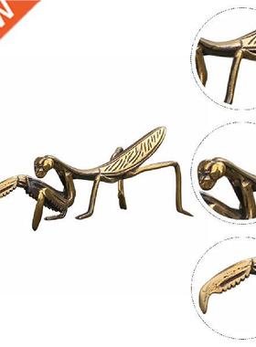 Figurine Brass Statue Insect Grasshopper Decor Ornament