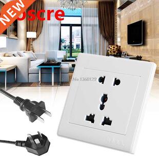1Pc Universial 5 Hole Electric AC Power Outlet Panel Plate W