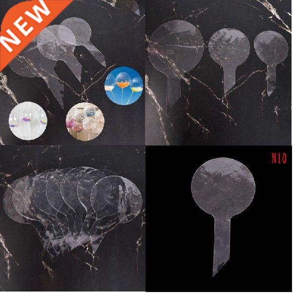 10pcs 10 Inch No Wrinkle Bobo Transparent Clear Balloons