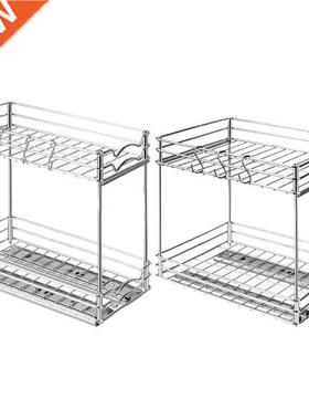 Pull Out Spce Rack Organzer For Cabnet Heavy Duty Slde O