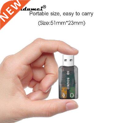 kebidumei External Audio 5.1 USB Sound Card 3D USB Sound