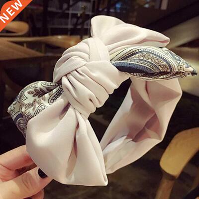 2022 New Women Headband Twist Hairband Girl Bows Headbands C