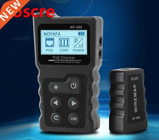 NF-488 Network Cable Tester Lan tester LCD PoE Checker Inlin