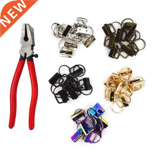 5 Colors Key Fob Hardware Made of Metal Keychain Kit Key Cha
