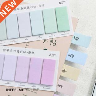 6 Colors Set Cute Novelty icky Notes Memo Pad Index icke