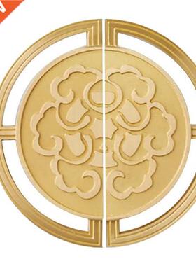 1 Pair Of Semi Circular Handles Brass Gold Cabinets Handle F