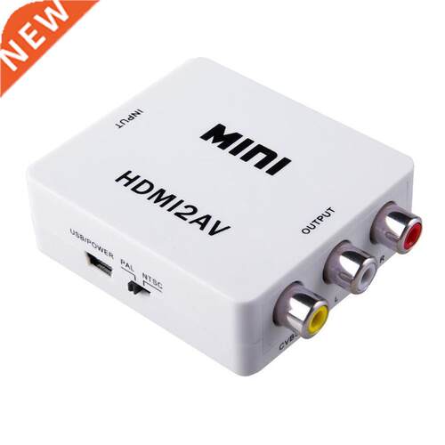 HD 1080P HDMI AV/RCA CVBS Adapter Mini HDMI2AV Video Convert