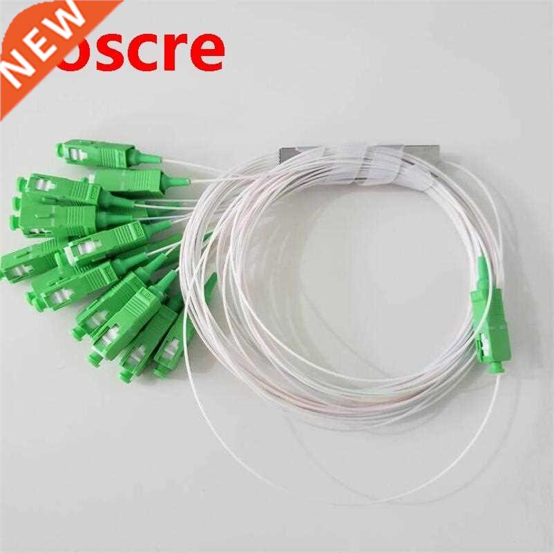 10 PCS/Lot 1X8 1X16 PLC SC/APC SM 0.9mm G657A1 PVC 1m FTTH F