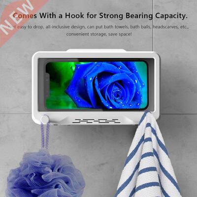 Wall Mounted Waterproof Bath Phone Case+Aromatherapy Stick H