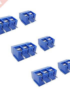 10-50Pcs Blue KF301 2P 3P 5.0mm Spliceable Type Straight Pin