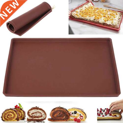 Non-Stick Silicone Baking Mat 31Cm Cake Roll Pad Swiss Roll