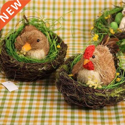 Ester Hnde Strw Nest Hndicrft Home Decortive Mini