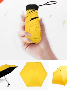 Lightweight Pocket Mini Umbrella Rain Women Windproof Durabl
