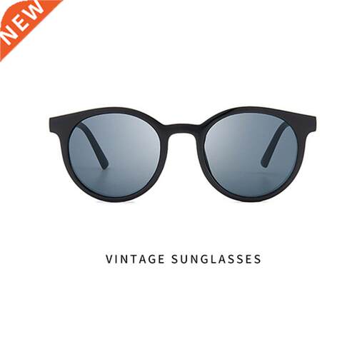 Round frame rend small frame glasses sunglasses Practical su