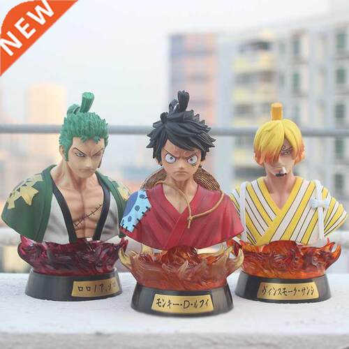 Anime Gk Luffy Zoro Sanji Kimono Ver. Head bust Portrait pv