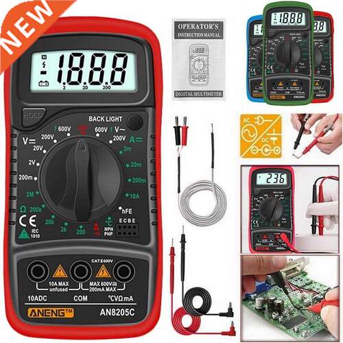 AN8205C Digital Multimeter /DC meter Volt Ohm Tester Meter