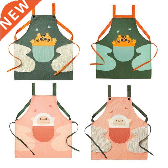 Women Apron Waterproof Adult Oil Proof Apron Kitchen Pinafor