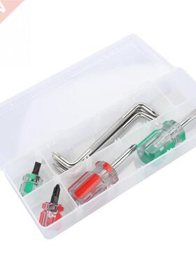 7pcs PH3/PH2 PH2/PH1 PH1/SL6 Mini Cross Slot Bits Set with T