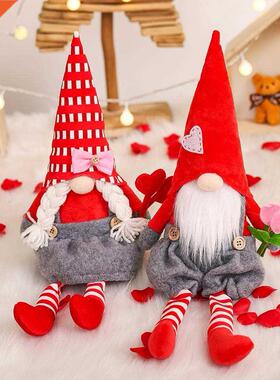 Valentines Gnomes Plush Decorations Mr And Mrs Handme