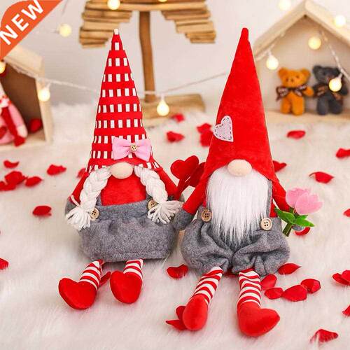 Valentines Gnomes Plush Decorations Mr And Mrs Handme
