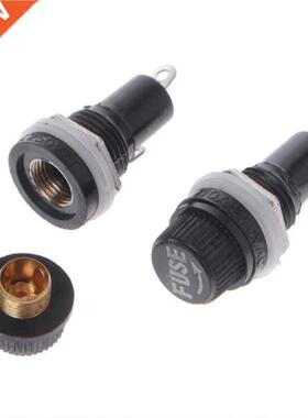 10 Pcs AC 250V 15A Electrical Panel Mounted 5x20mm Fuse Hold