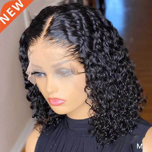 Brazilian Deep Wave Lace Bob Wigs Pre Plucked With Baby Hair