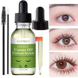 Natural Castor Oil Eyelash Growth Treatment Eyebrow Rapid Gr