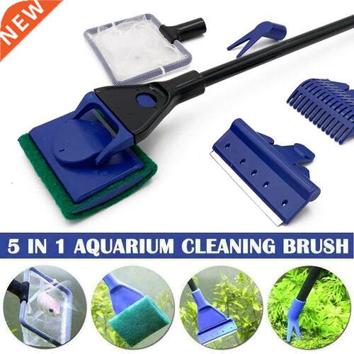 5 in 1 Aquarium Cleaning Tools Aquarium Tank Clean Set Fish