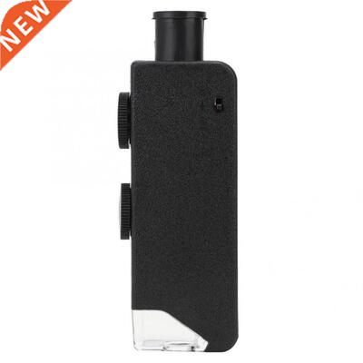 60-100X Adjustable Magnifier Portable Pocket LED Microscope