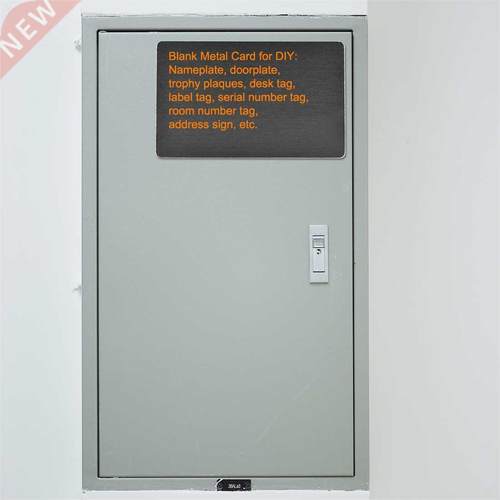 Blank Metal Card 88x5x0.8mm Anodized Aluminum Plate for DI