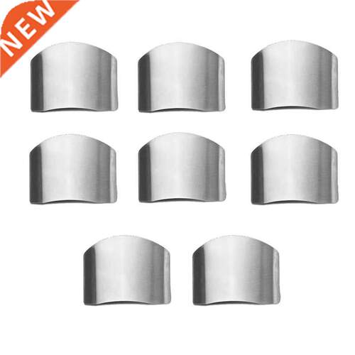 8 Pcs Stainless Steel Finger Guard,Finger Protector Hand Gua