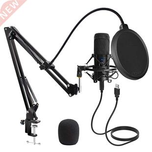 USB Microphone Condenser D80 Recording Microphone with Stand