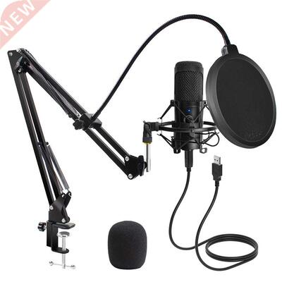 USB Microphone Condenser D80 Recording Microphone with Stand