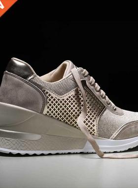 Women Walking Running Shoes Height Increasinng 6.5cm Coomfor