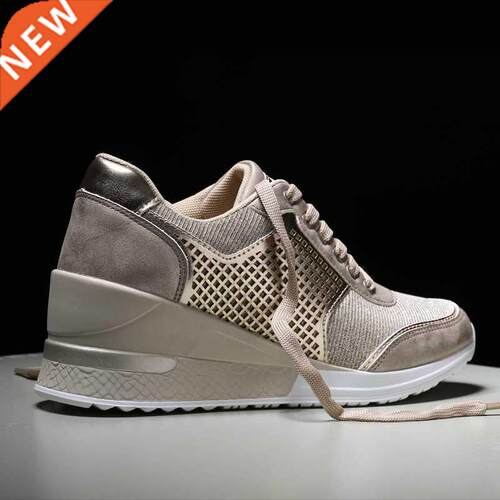 Women Walking Running Shoes Height Increasinng 6.5cm Coomfor